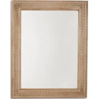 Belenburg Accent Mirror in Washed Brown by Ashley Furniture