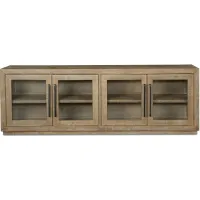 Waltleigh Accent Cabinet in Distressed Brown by Ashley Furniture