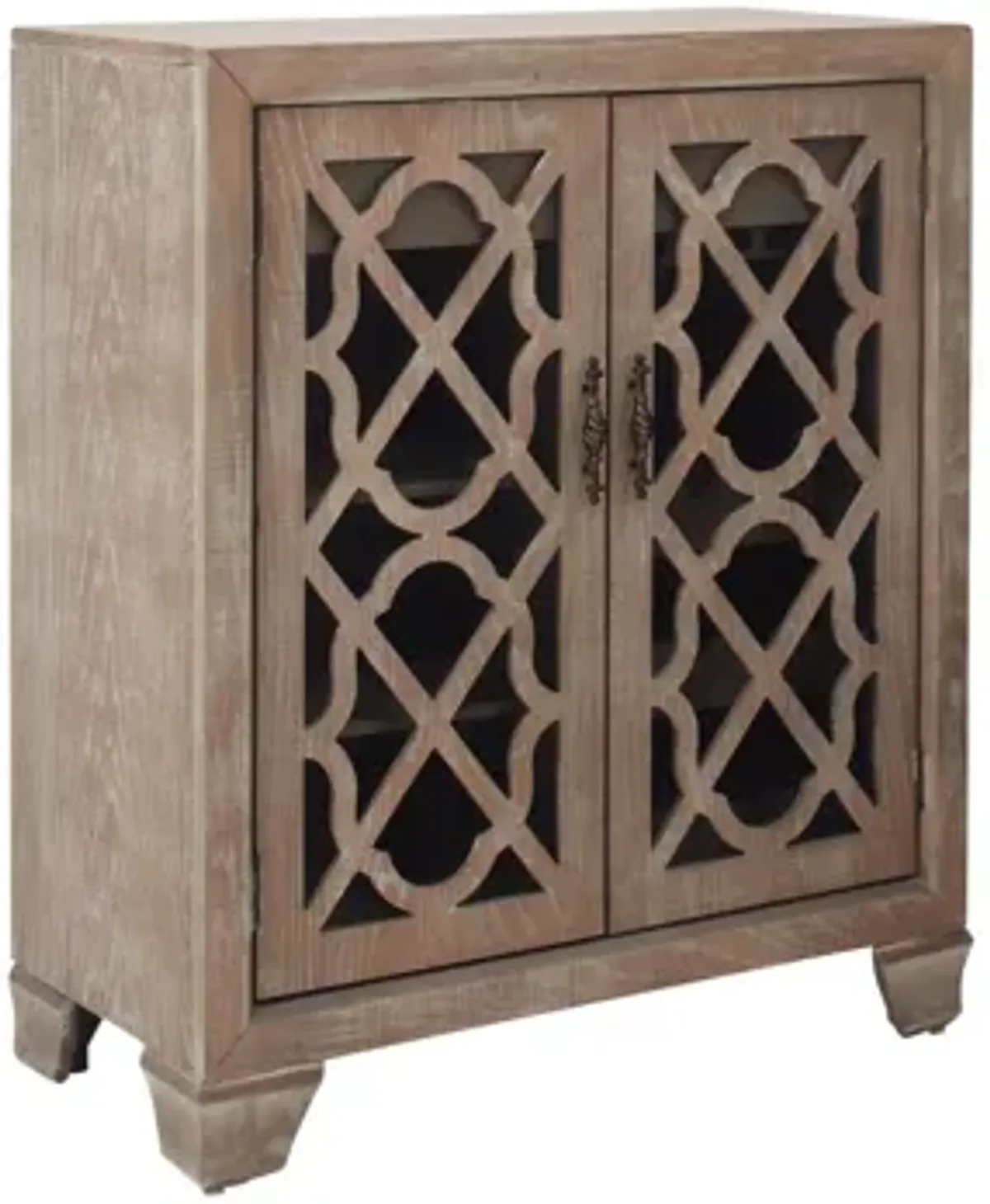 Marbury Wine Cabinet in Light Brown by Coast To Coast Imports