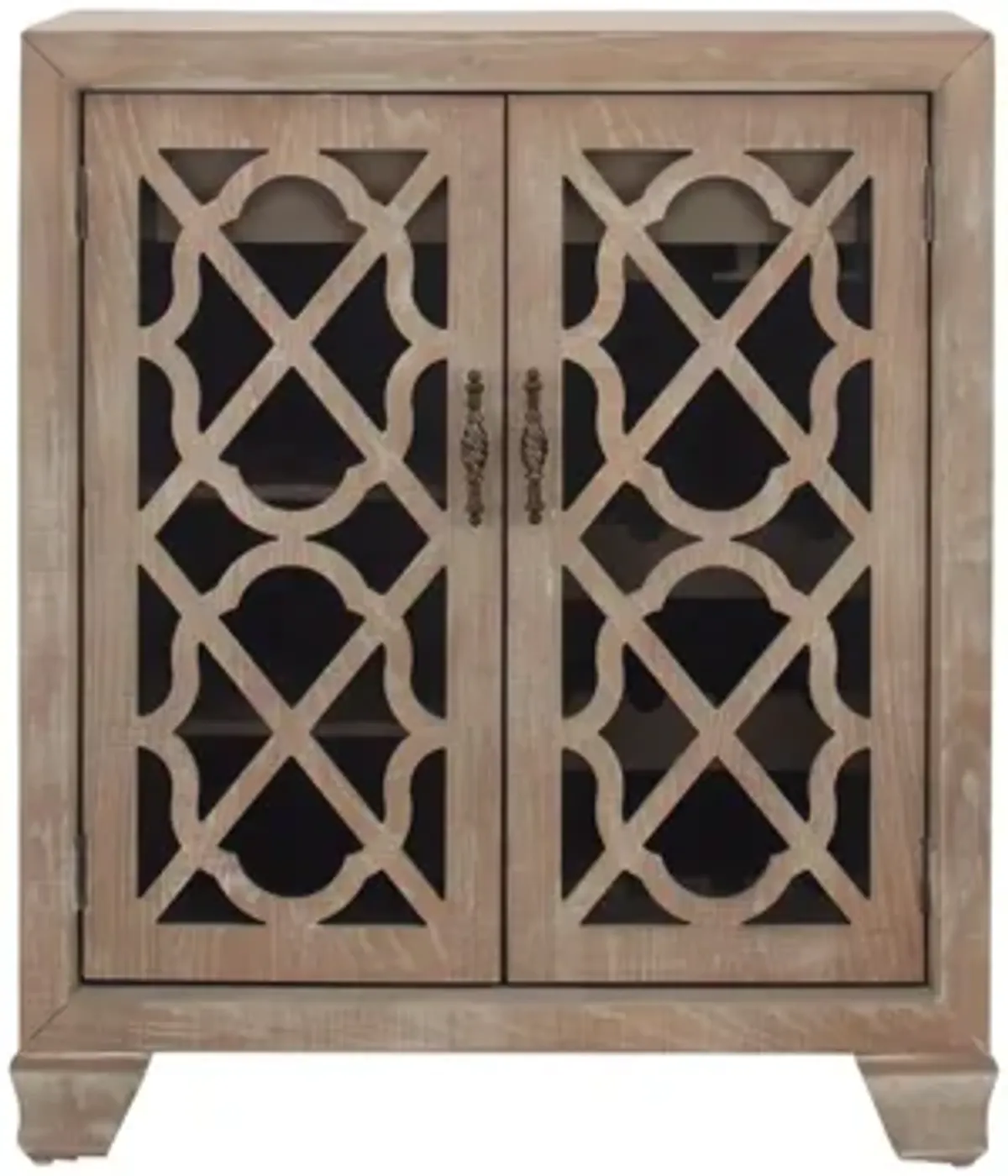 Marbury Wine Cabinet in Light Brown by Coast To Coast Imports