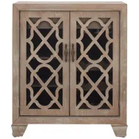 Marbury Wine Cabinet in Light Brown by Coast To Coast Imports