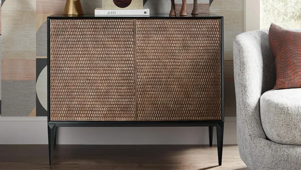 Melange Boucle Accent Chest