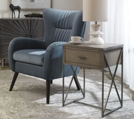 Cartwright Side Table in Gray by Uttermost