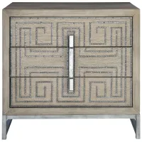 Devya Accent Chest in gray by Uttermost