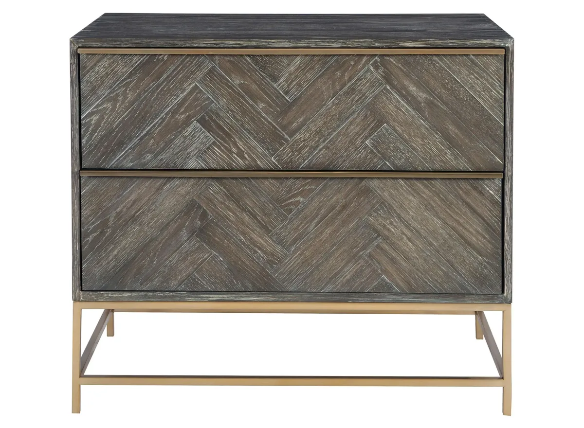 Armistead Drawer Chest in dark walnut by Uttermost