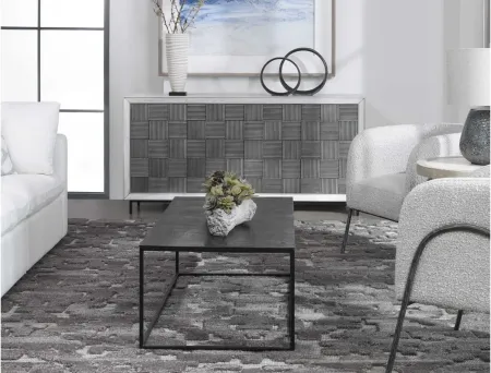 Checker Cabinet in gray by Uttermost