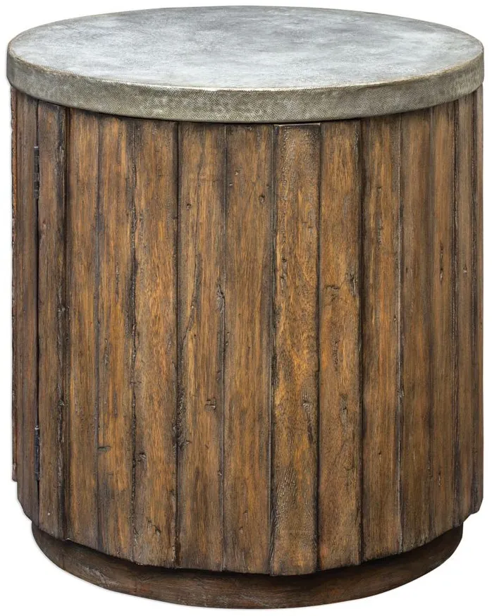 Maxfield Side Table in fruitwood stain by Uttermost