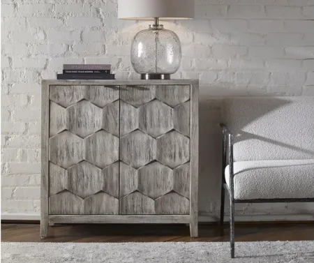 Catori Console Cabinet in Ivory by Uttermost