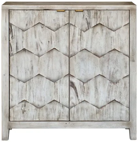 Catori Console Cabinet in Ivory by Uttermost