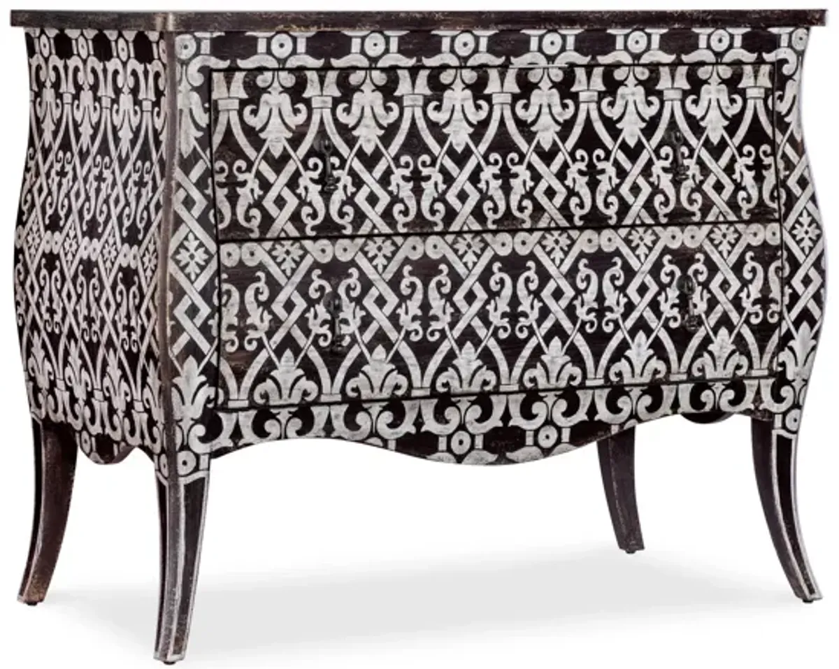 Americana Two-Drawer Bombay Accent Chest