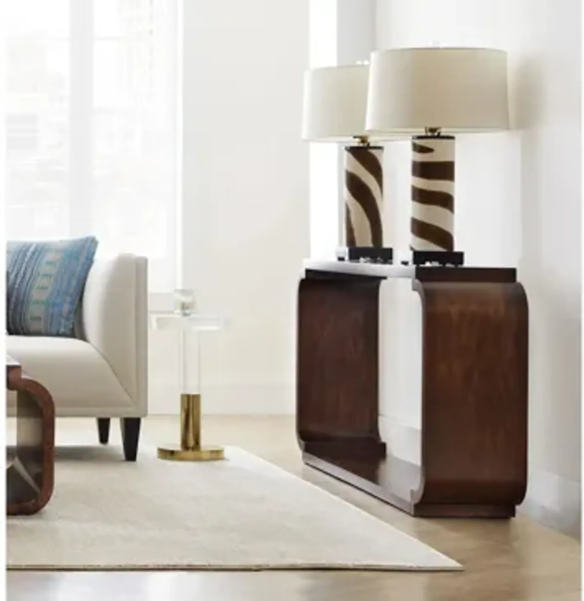Melange Narrow Console Table