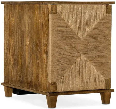 Commerce & Market Roped Accent Chest in Medium natural wood finish by Hooker Furniture