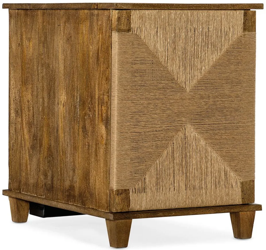 Commerce & Market Roped Accent Chest in Medium natural wood finish by Hooker Furniture