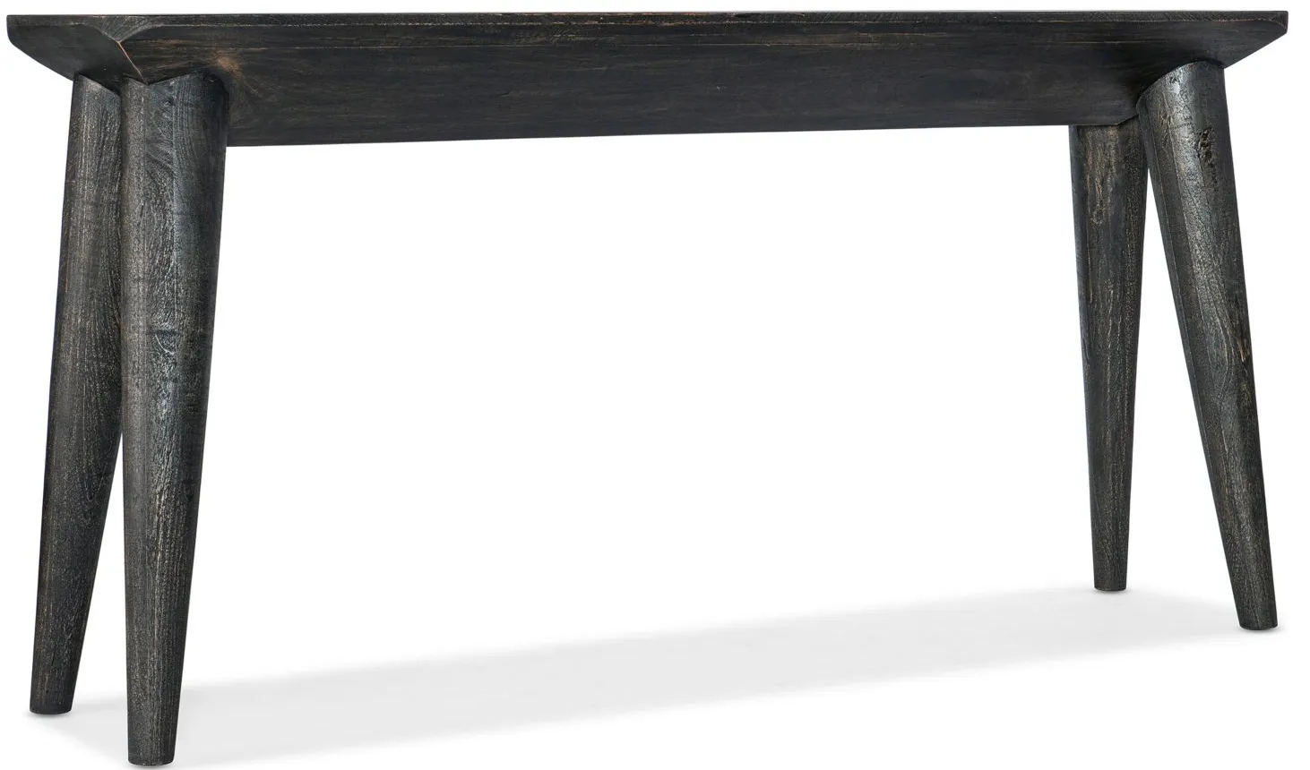 Commerce & Market Narrow Console Table in Black wood finish by Hooker Furniture