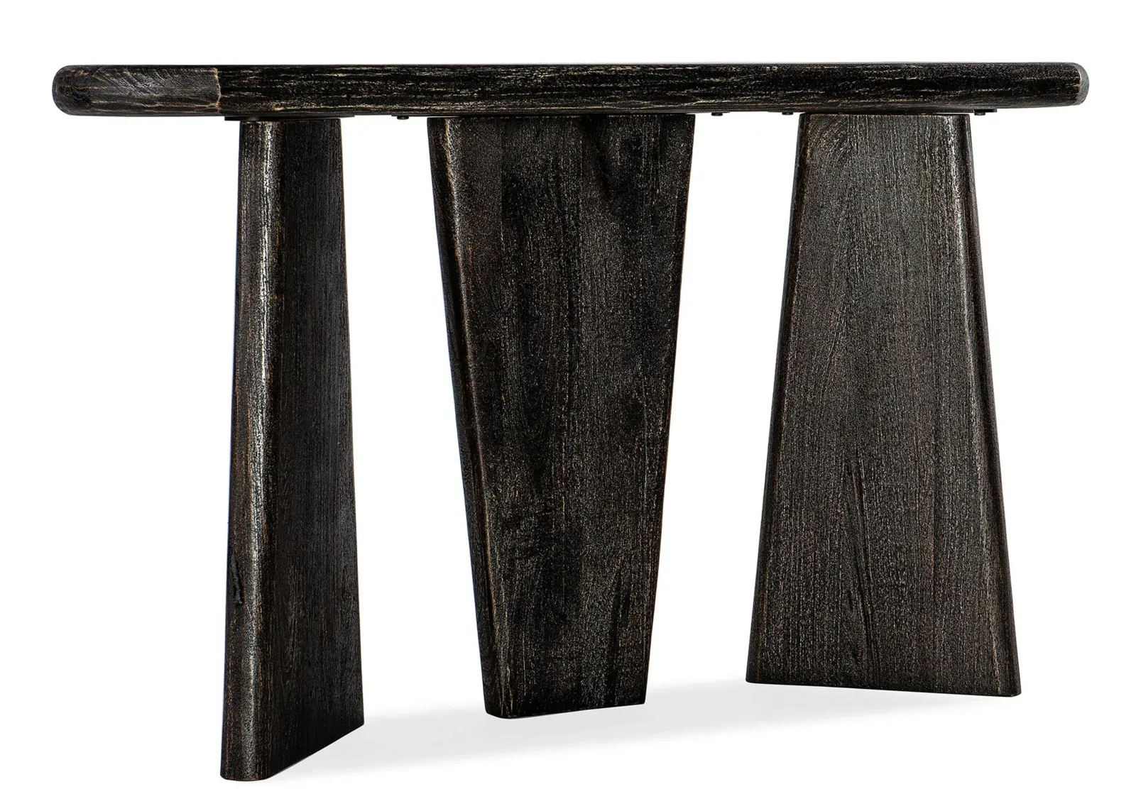 Commerce & Market Leg Console Table in Black wood finish by Hooker Furniture