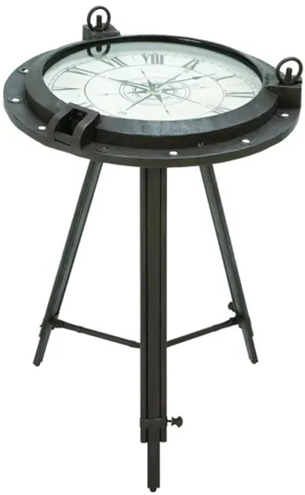 Ivy Collection Compass Accent Table