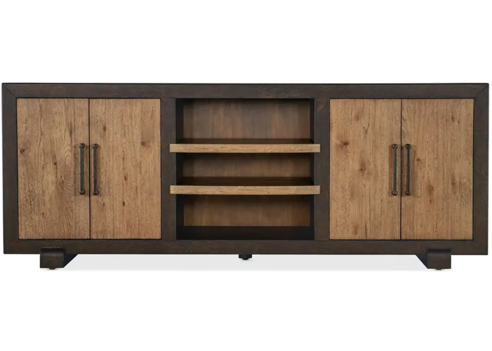 Big Sky Entertainment Console in Brown by Hooker Furniture