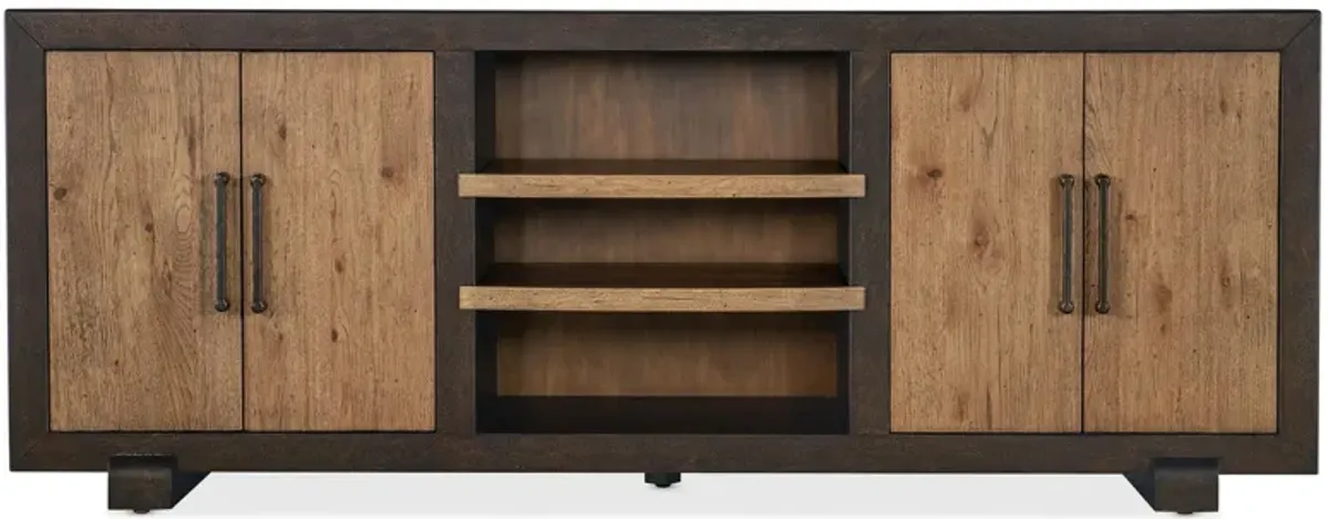 Big Sky Entertainment Console in Brown by Hooker Furniture