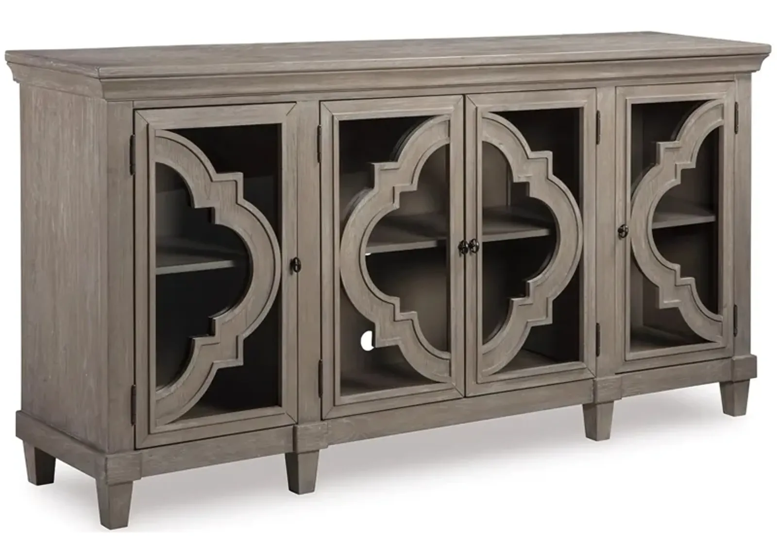 Fossil Ridge Accent Cabinet in Gray by Ashley Furniture