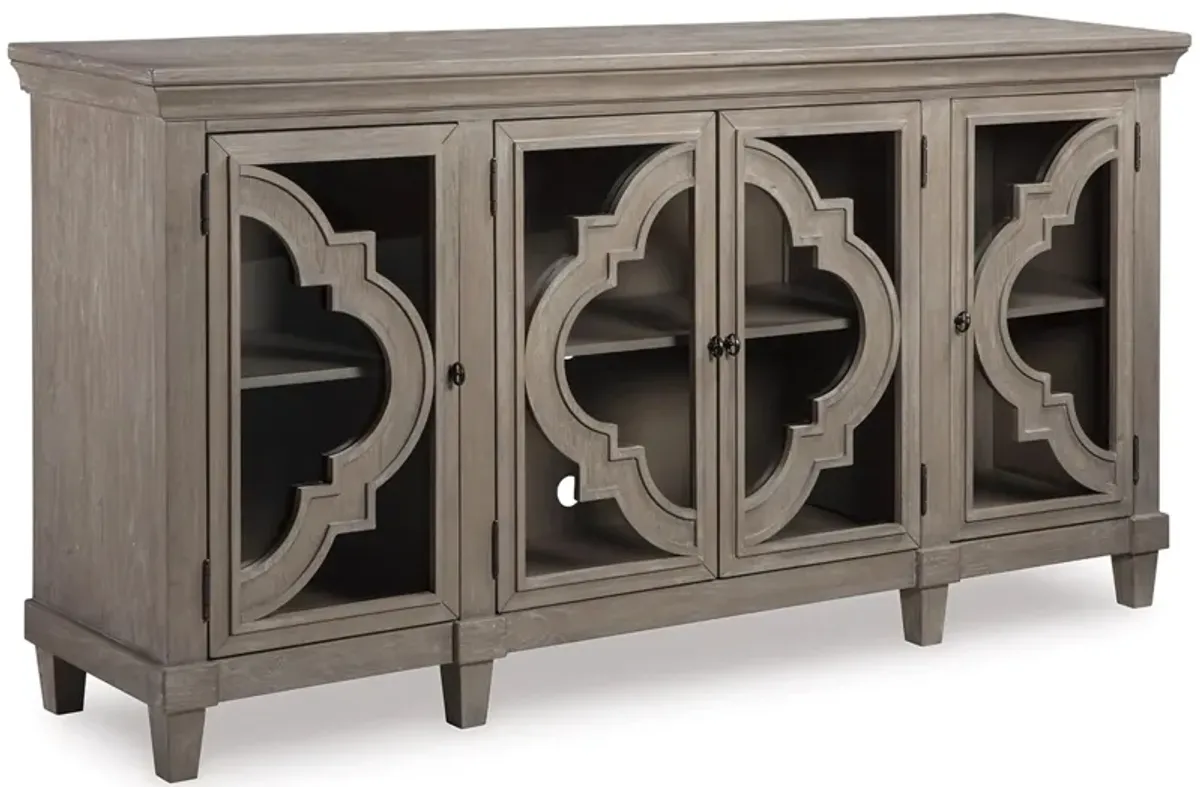 Fossil Ridge Accent Cabinet in Gray by Ashley Furniture