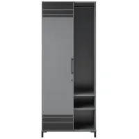 Shelby Tall Garage Cabinet in Graphite by DOREL HOME FURNISHINGS