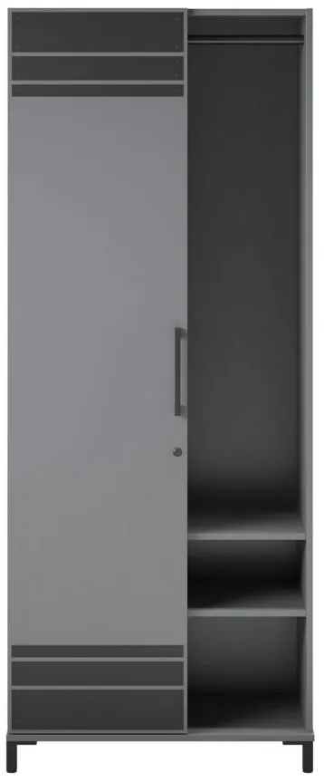 Shelby Tall Garage Cabinet in Graphite by DOREL HOME FURNISHINGS