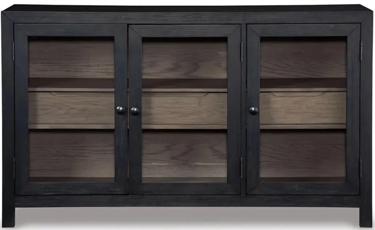 Lenston Accent Cabinet in Black/Gray by Ashley Furniture