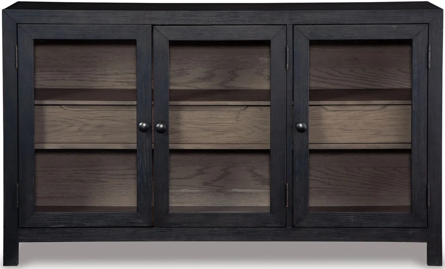 Lenston Accent Cabinet in Black/Gray by Ashley Furniture