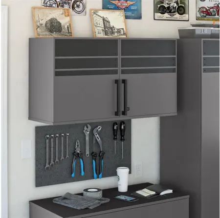Shelby Garage Wall Cabinet in Graphite by DOREL HOME FURNISHINGS