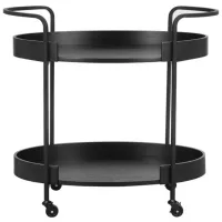 Cyril Bar Cart in Black by Tov Furniture