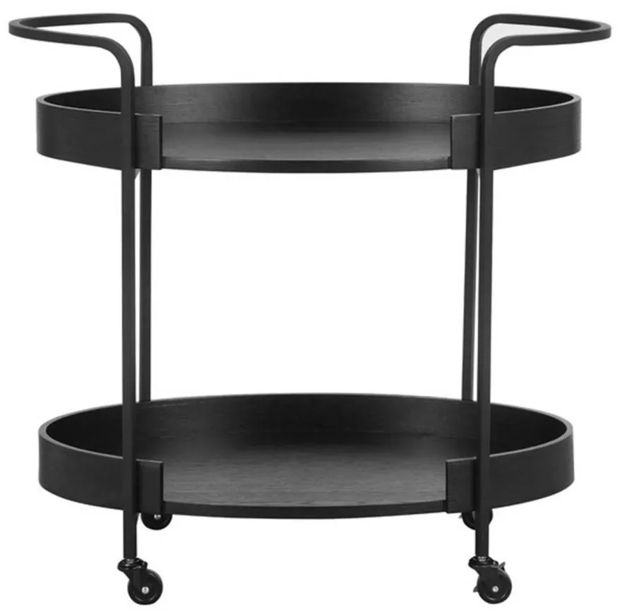 Cyril Bar Cart in Black by Tov Furniture