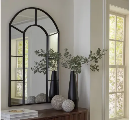 Evengton Accent Mirror in Black by Ashley Furniture