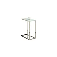 Banks Accent Table in Glass / Chrome by Monarch Specialties