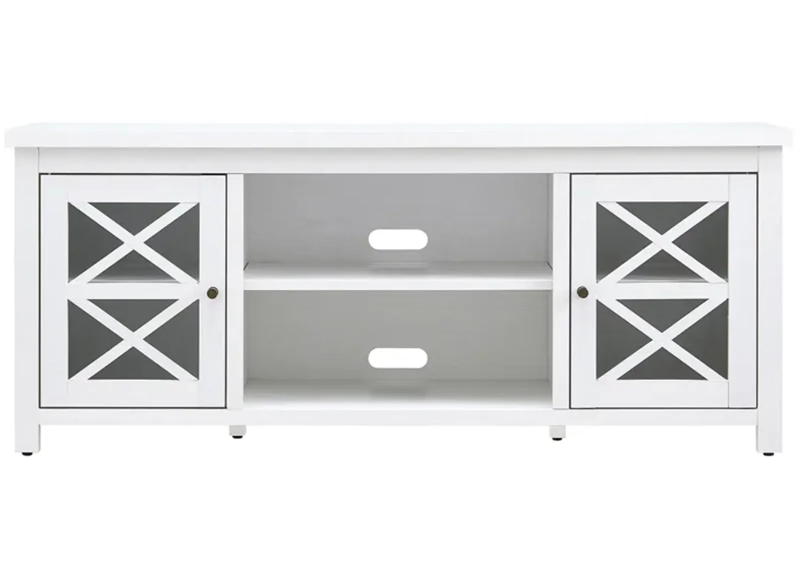 Eve 58" TV Stand in White by Hudson & Canal