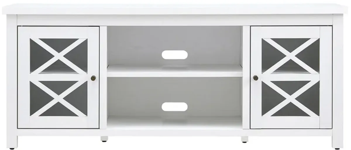 Eve 58" TV Stand in White by Hudson & Canal