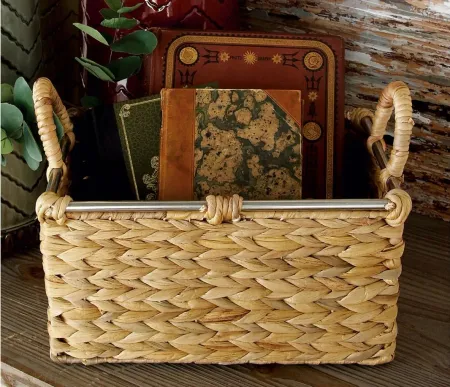 Ivy Collection Storage Baskets - Set of 3 in Tan by UMA Enterprises