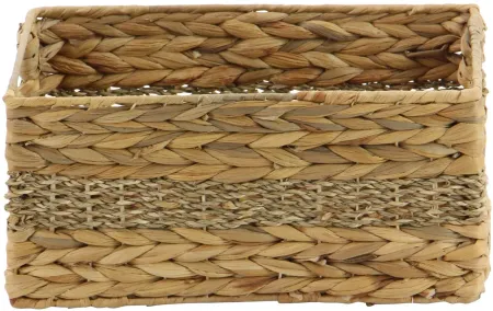 Ivy Collection Storage Baskets - Set of 4 in Light Brown by UMA Enterprises