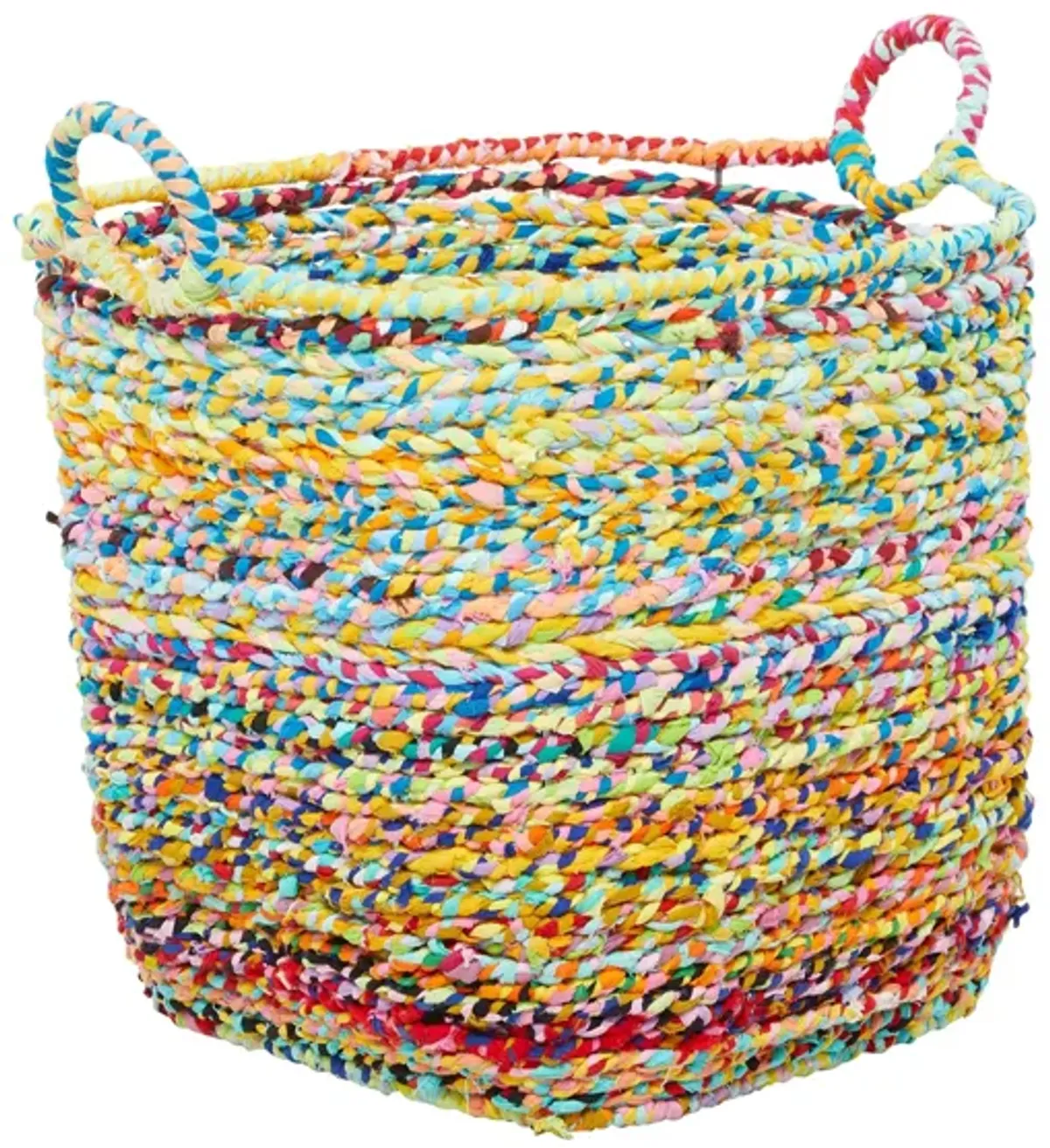 Ivy Collection Cha Cha Storage Basket in Multi Colored by UMA Enterprises