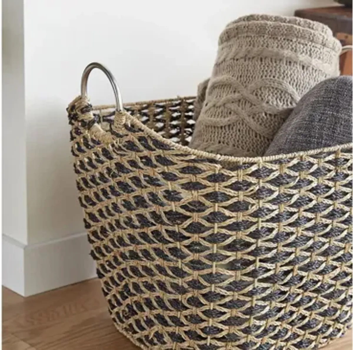 Ivy Collection Schermerhorn Storage Basket