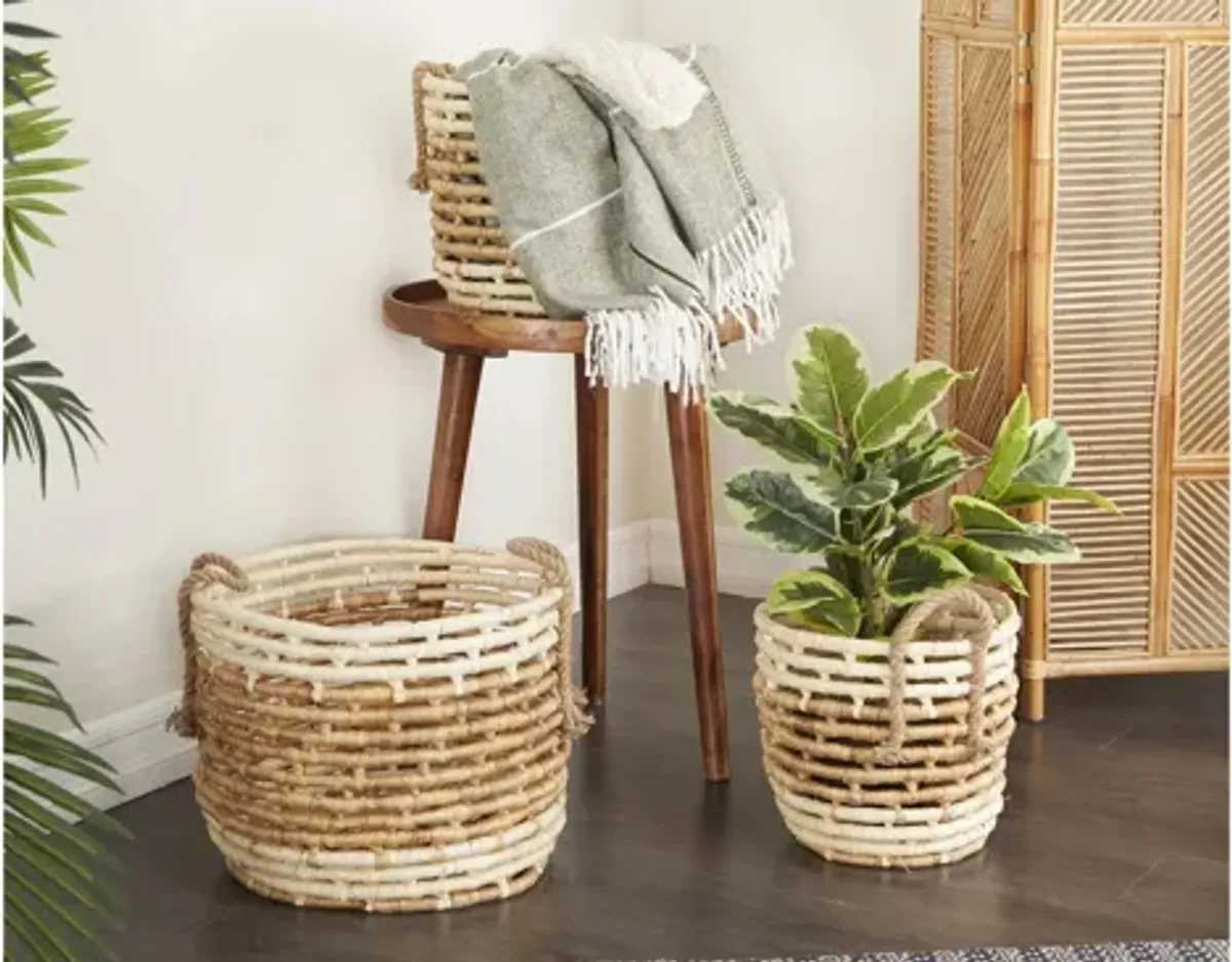 Ivy Collection Storage Baskets - Set of 3