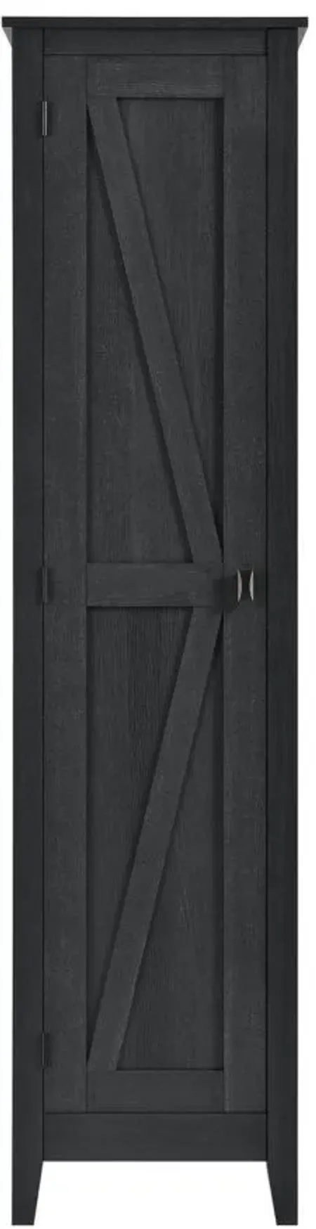 Farmington Storage Cabinet in Black Oak by DOREL HOME FURNISHINGS