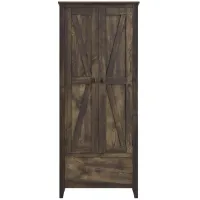 Farmington Storage Cabinet w/ Drawer in Rustic by DOREL HOME FURNISHINGS