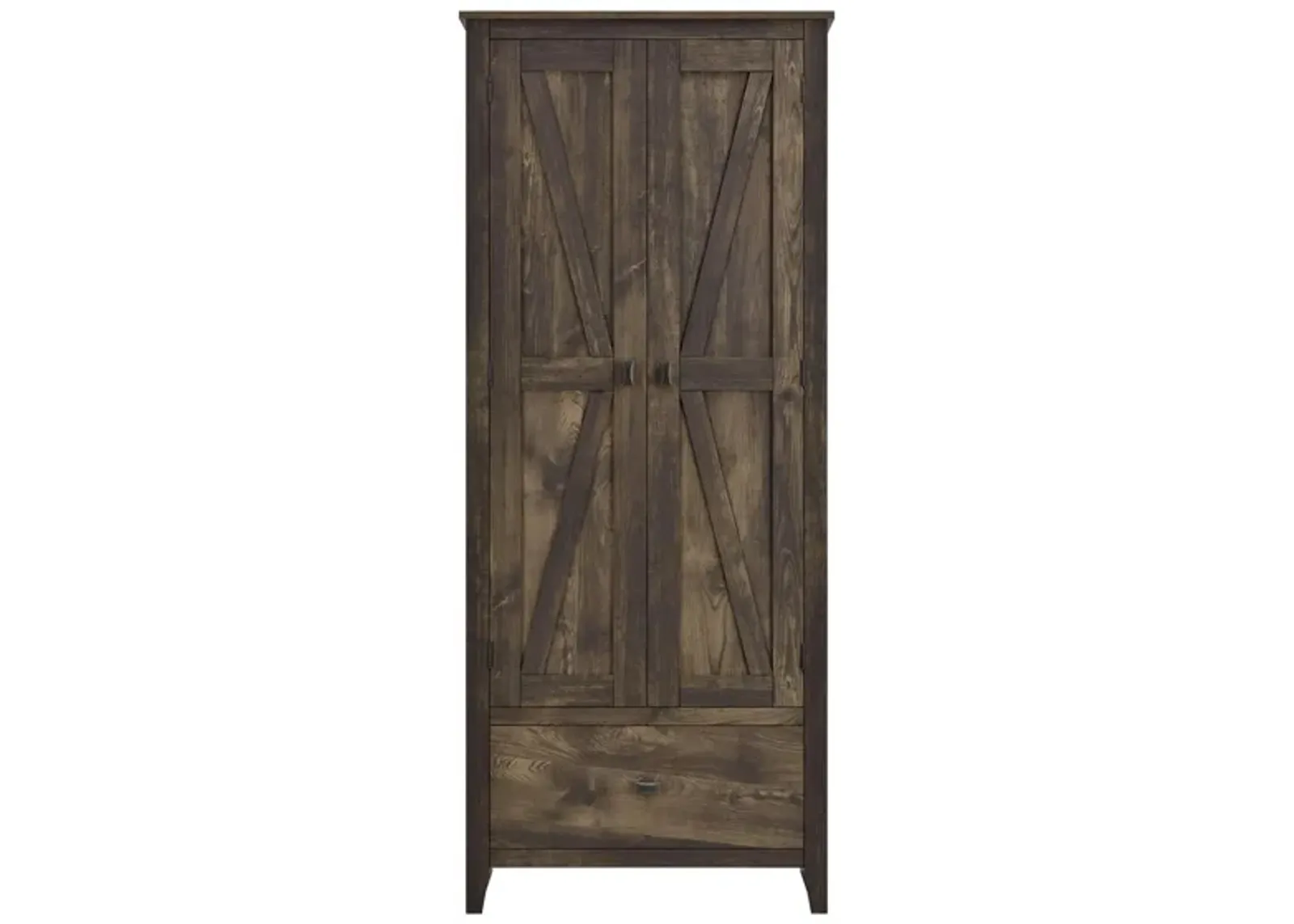 Farmington Storage Cabinet w/ Drawer in Rustic by DOREL HOME FURNISHINGS