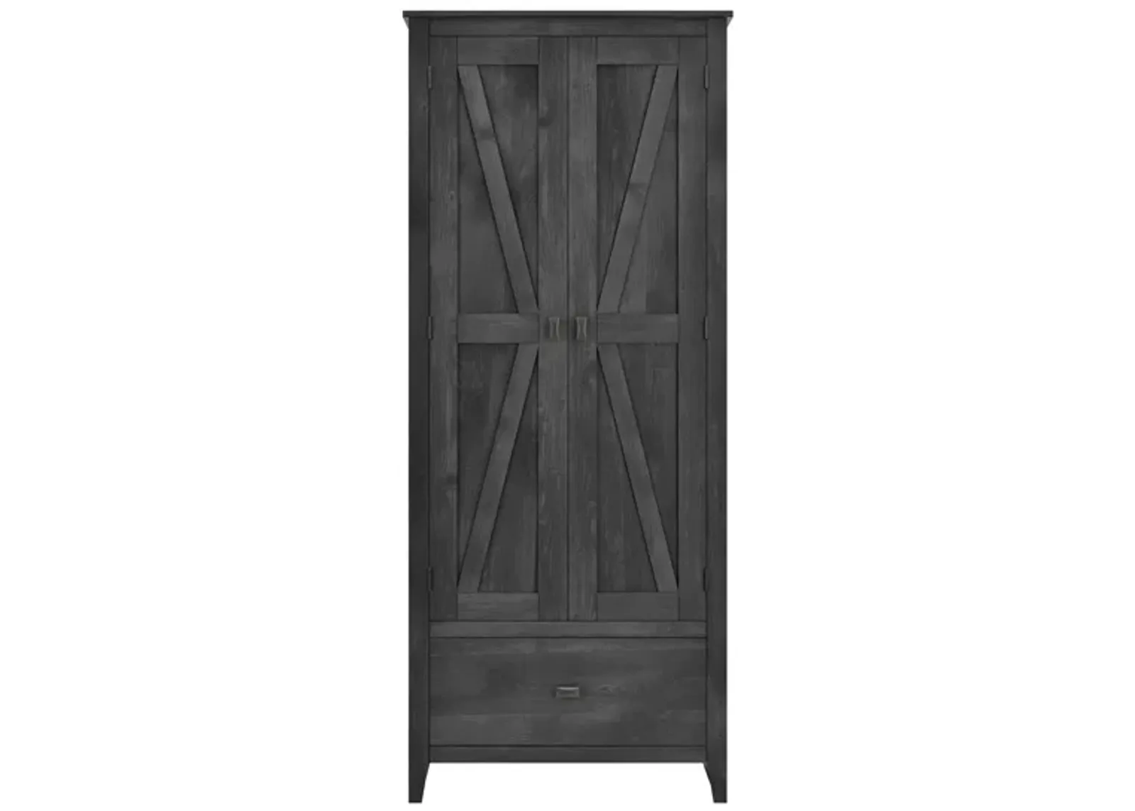 Farmington Storage Cabinet w/ Drawer in Rustic Gray by DOREL HOME FURNISHINGS