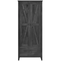 Farmington Storage Cabinet w/ Drawer in Rustic Gray by DOREL HOME FURNISHINGS
