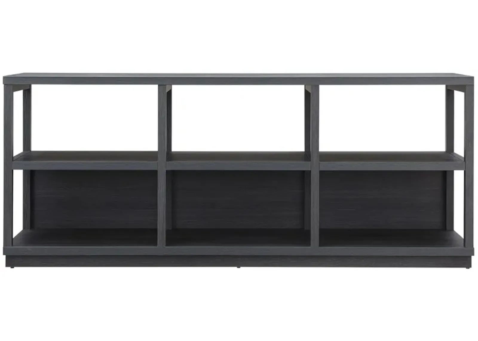 Nicole 68" TV Stand in Charcoal Gray by Hudson & Canal