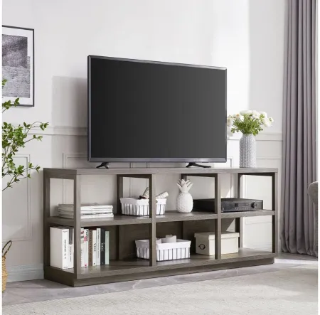 Nicole 68" TV Stand in Alder Brown by Hudson & Canal