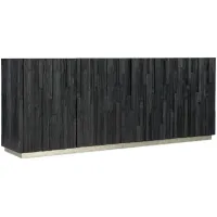 Chapman Entertainment Console in Charred Black by Hooker Furniture