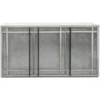 Mentis 3 Door Bar Cabinet in Gray by Bellanest.