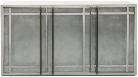 Mentis 3 Door Bar Cabinet in Gray by Bellanest.